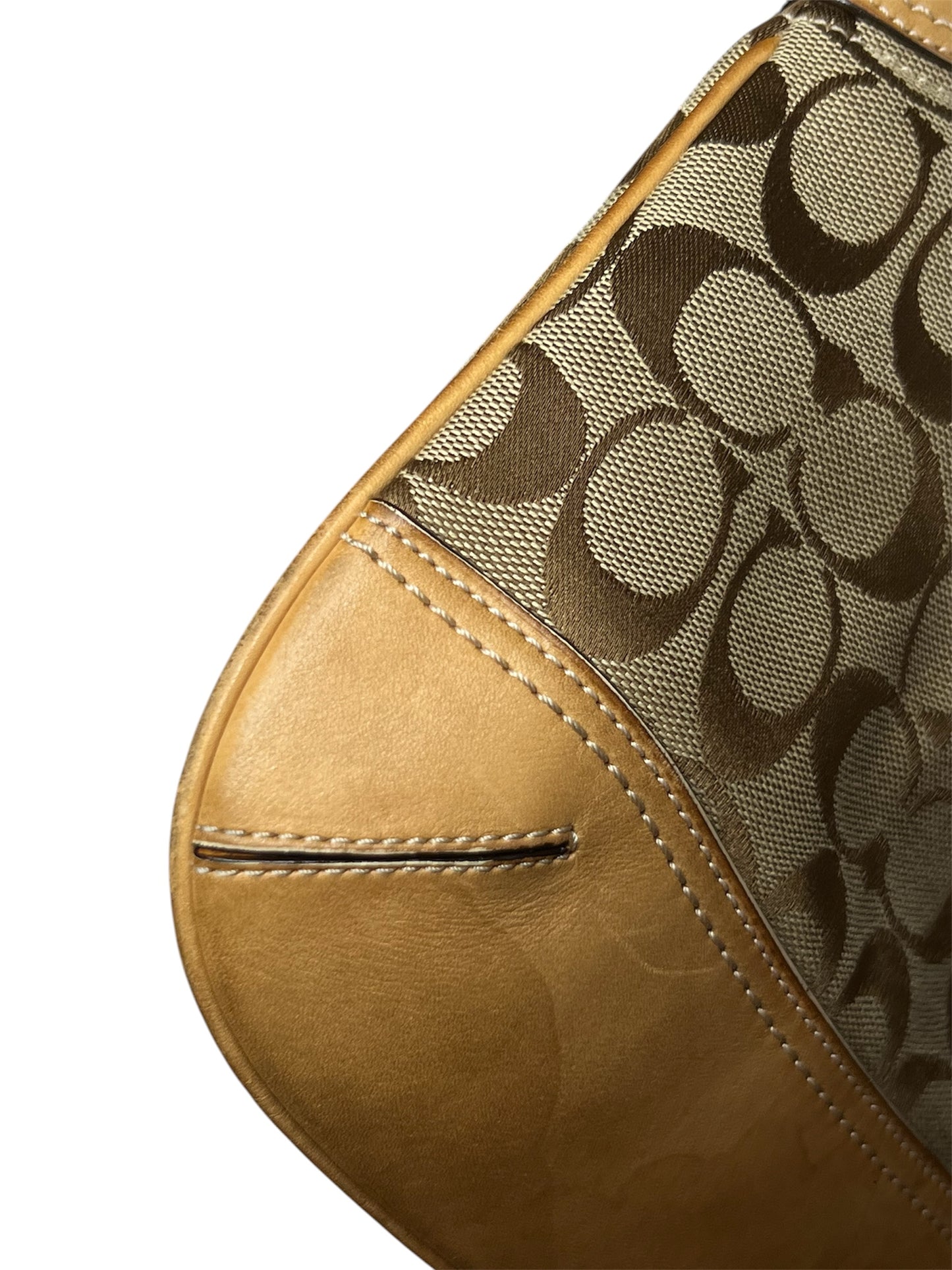 Coach Hampton Signature Hobo Bag