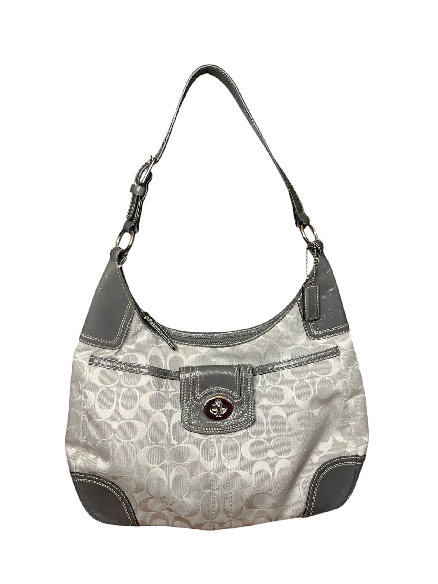 Coach Hampton Signature Hobo Bag