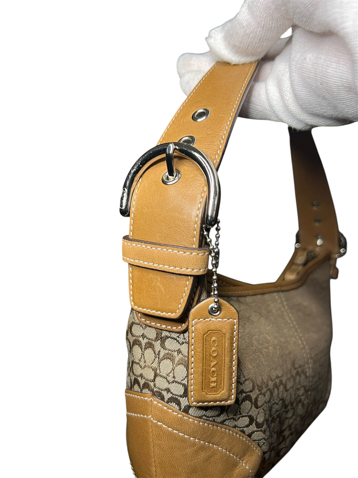 Coach Signature Canvas Shoulder Bag