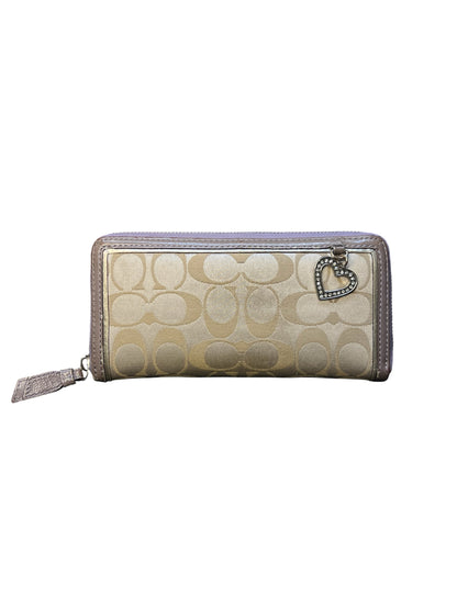 Coach Heart Charm Wallet