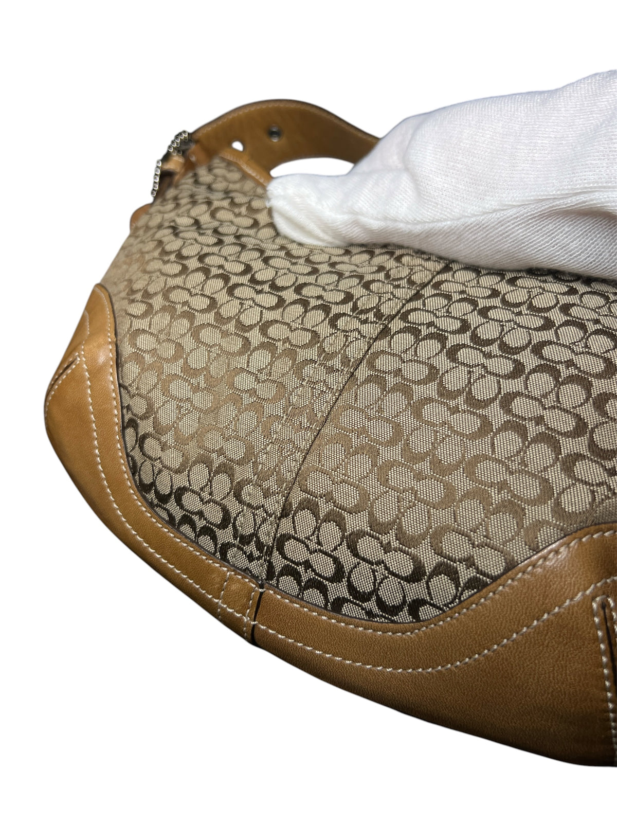 Coach Signature Canvas Shoulder Bag