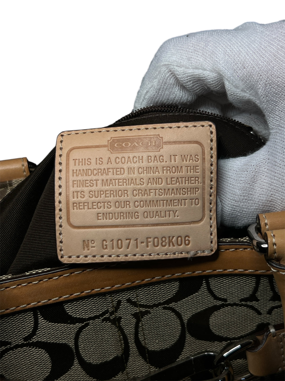 Coach Hampton Tote Bag