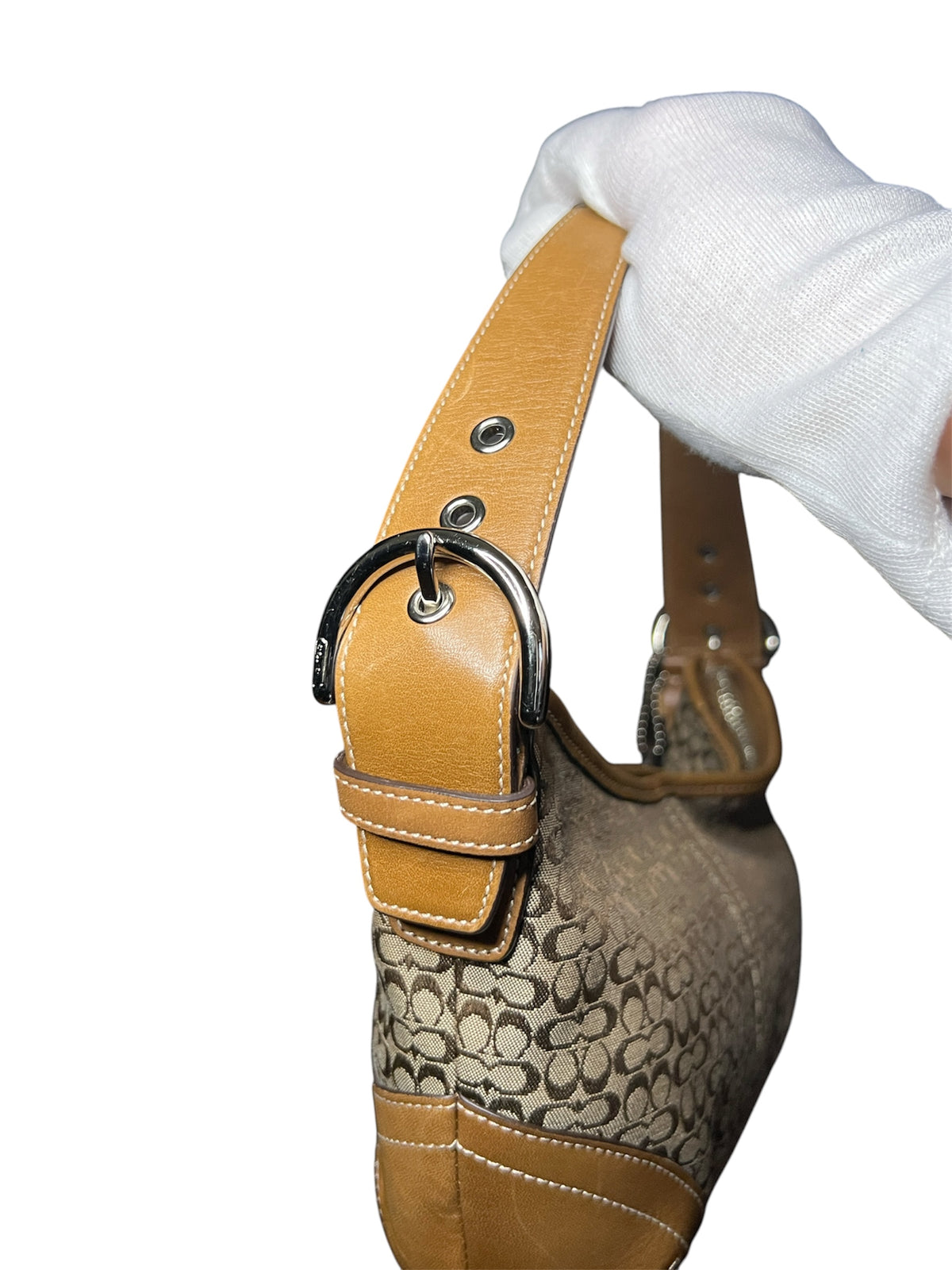 Coach Signature Canvas Shoulder Bag