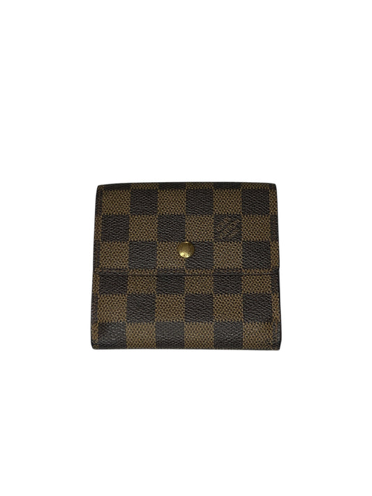Louis Vuitton Damier Ebene Elise Wallet