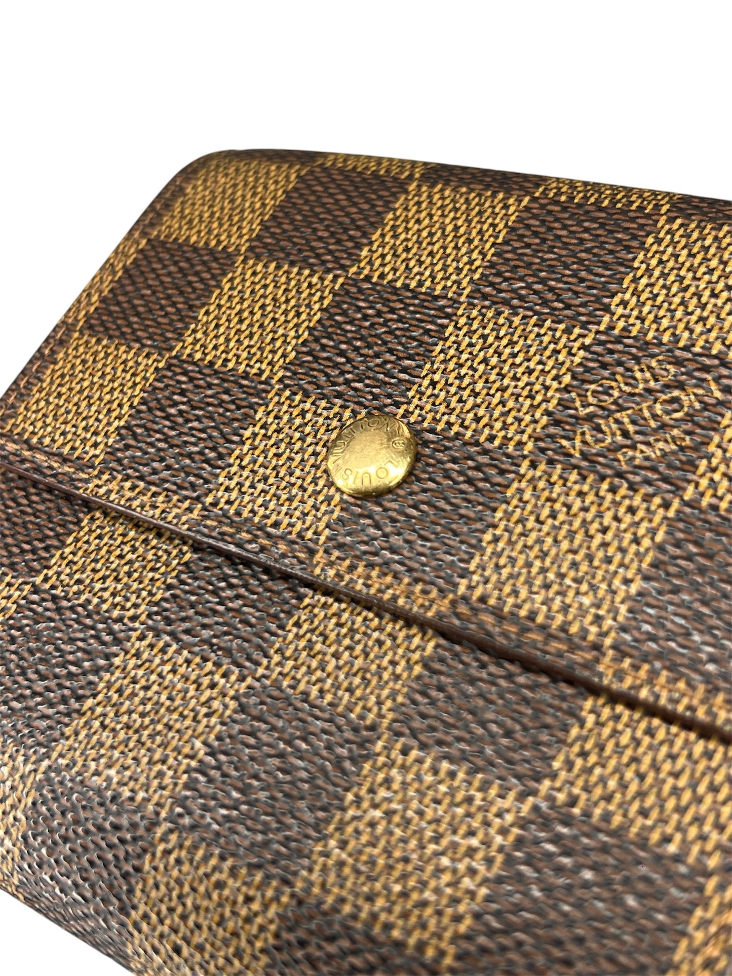 Louis Vuitton Damier Ebene Elise Wallet
