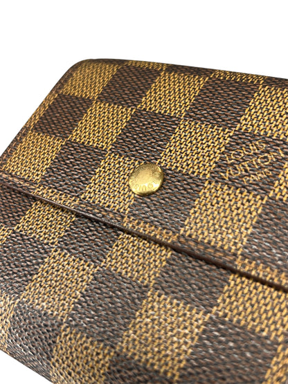 Louis Vuitton Damier Ebene Elise Wallet